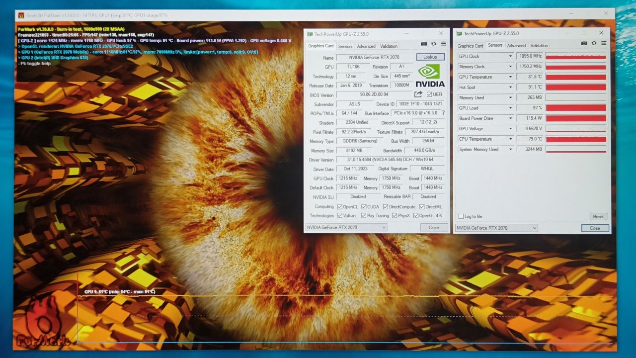 Игровой ноутбук Asus ROG 17.3" i7, RTX2070
