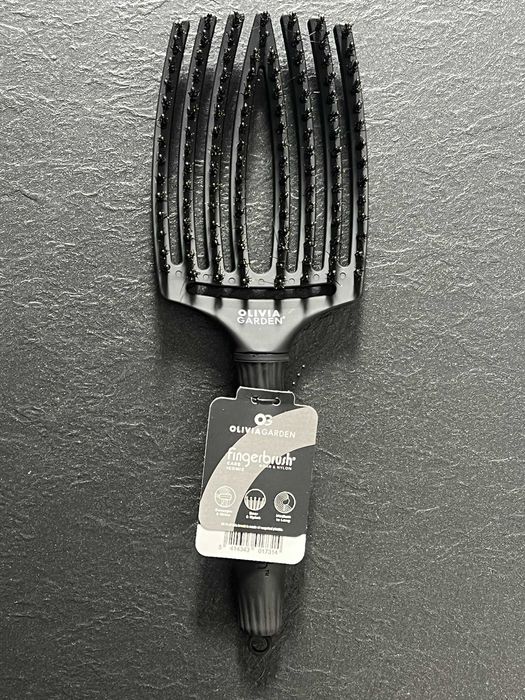 Olivia Garden Szczotka Fingerbrush Full Black Combo Large