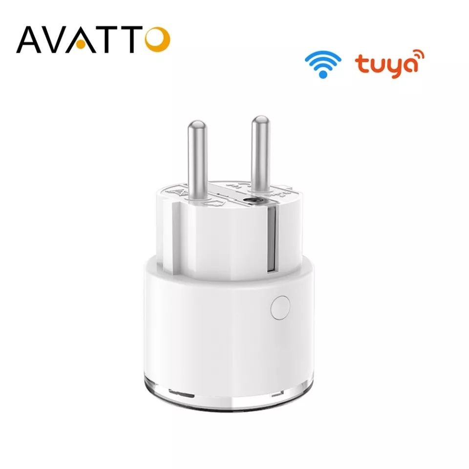 Умная розетка Avatto Mini Standard 10A, 2300W (Wi-Fi, Google, Alexa)