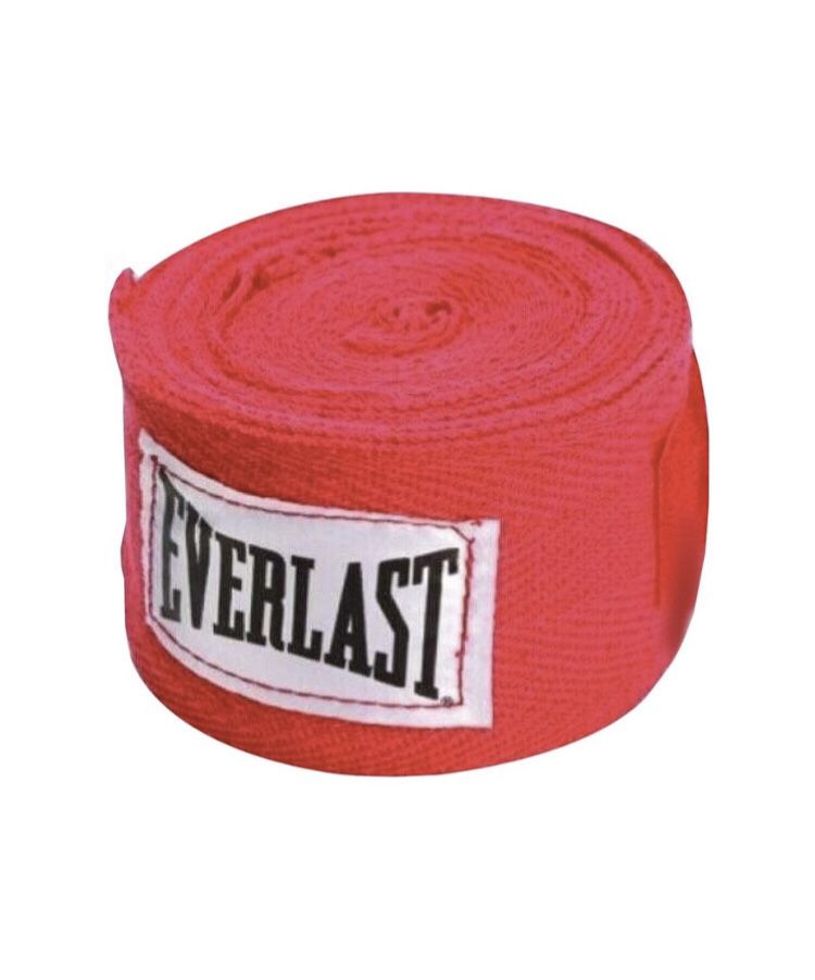 Красные боксерские бинты Everlast