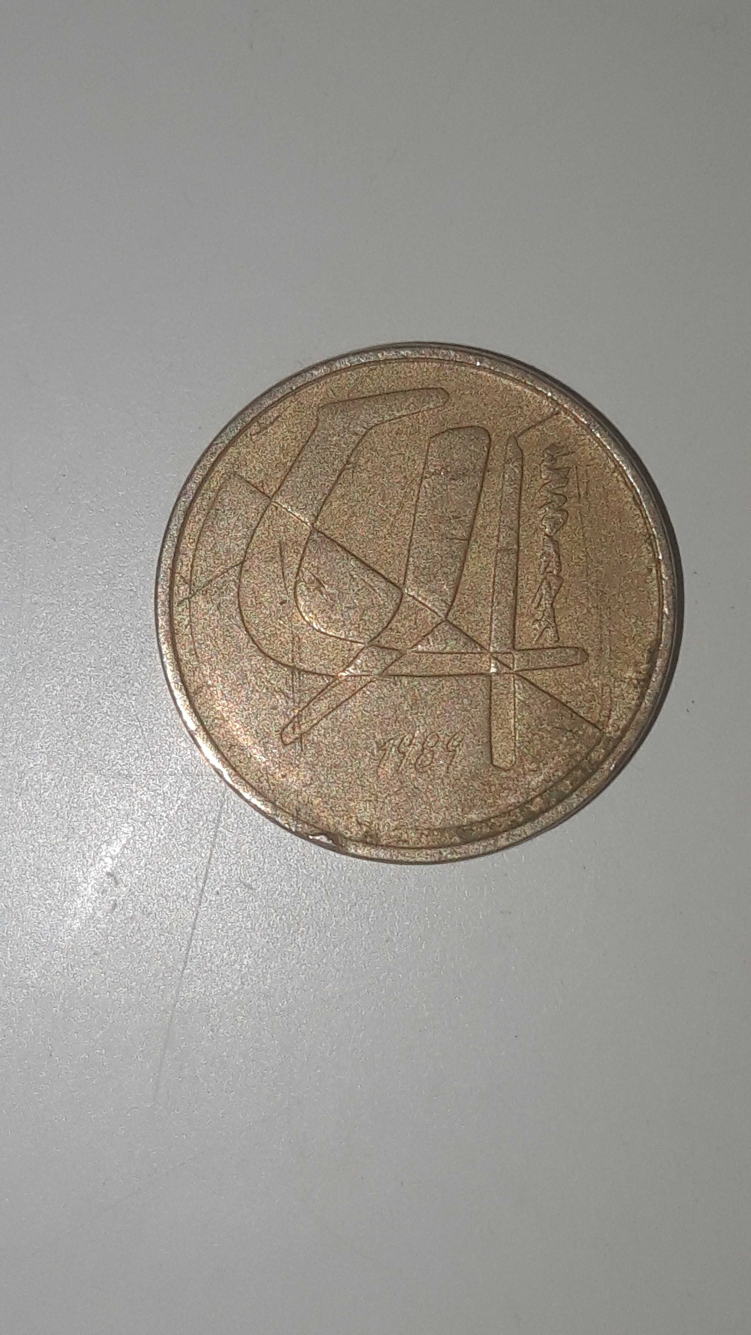 Vendo moeda de 5 pesetas.