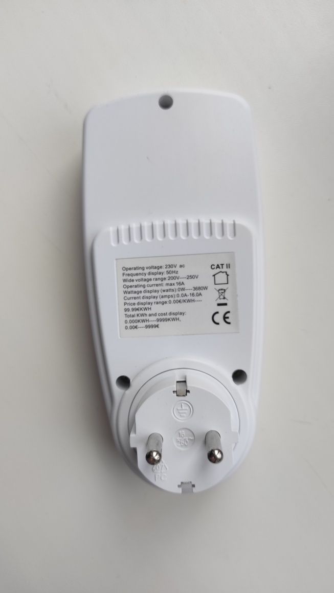 Ваттметр, энергометр 3680 watt новый.