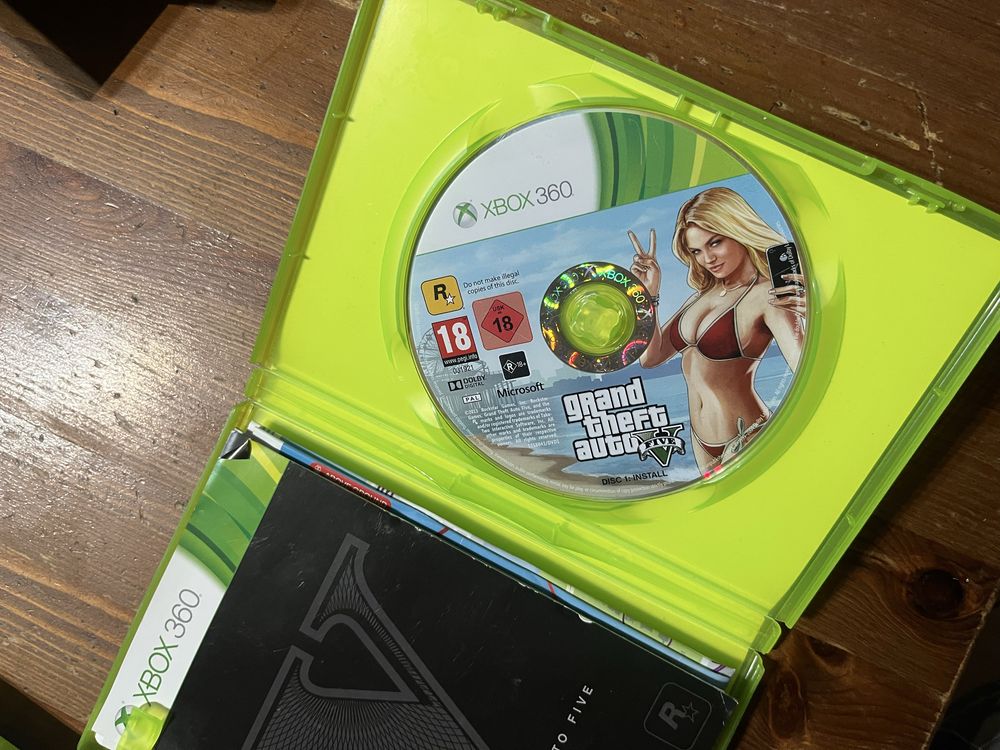 gta 5 xbox 360 1 płyta+mapa