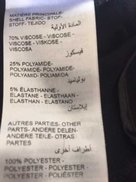Czarne spodnie z lampasami