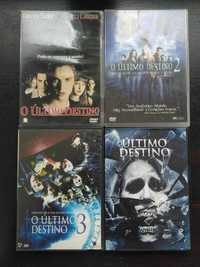 dvd: quatro filmes da saga "O último destino"