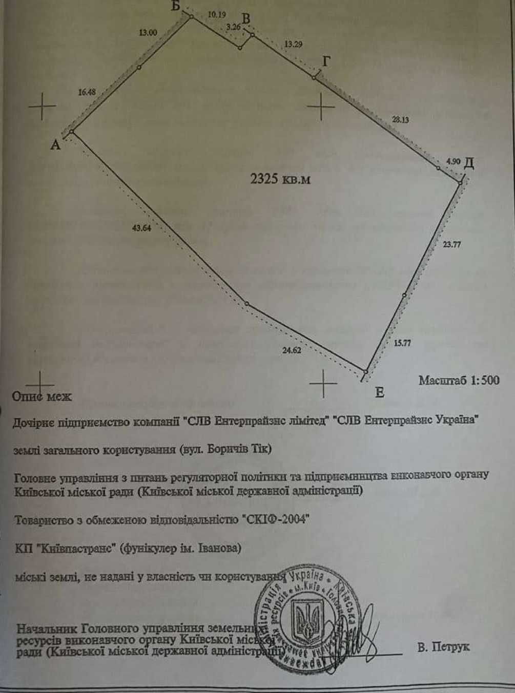 Видовой участок в историческом центре Киева с готовым проектом!