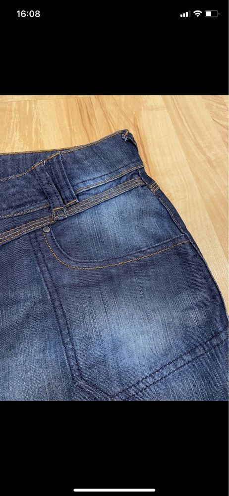 Canda C&A 42 krótkie spodenki jeansowe dżinsowe szorty podwijane