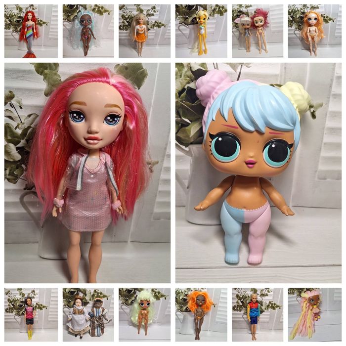 Лол lol барбі кукла лялька рейнбоу русалка