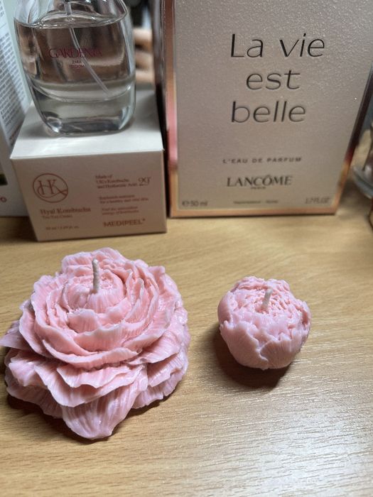 Свічки квітки  з соевого віску