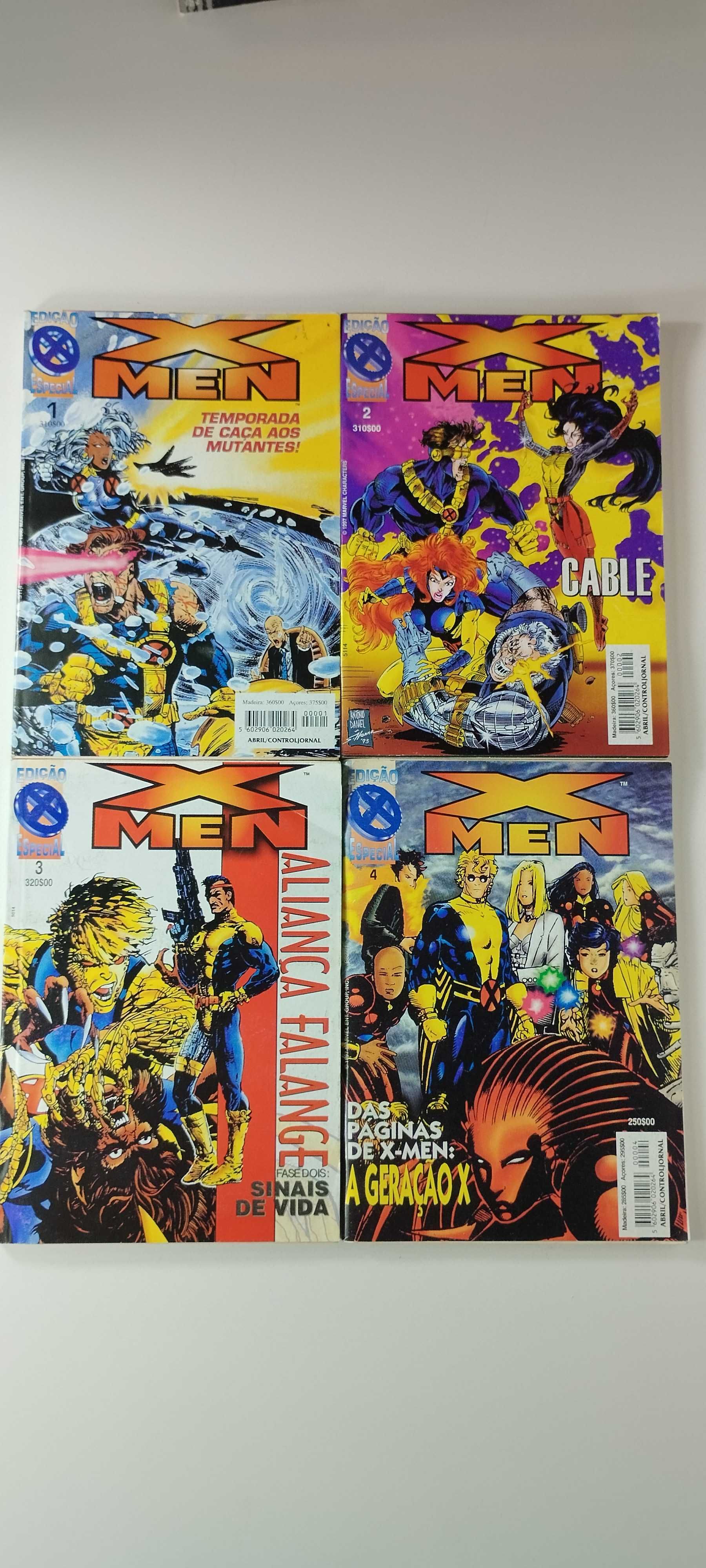 X-Men Edição Especial n1, 2, 3, 4