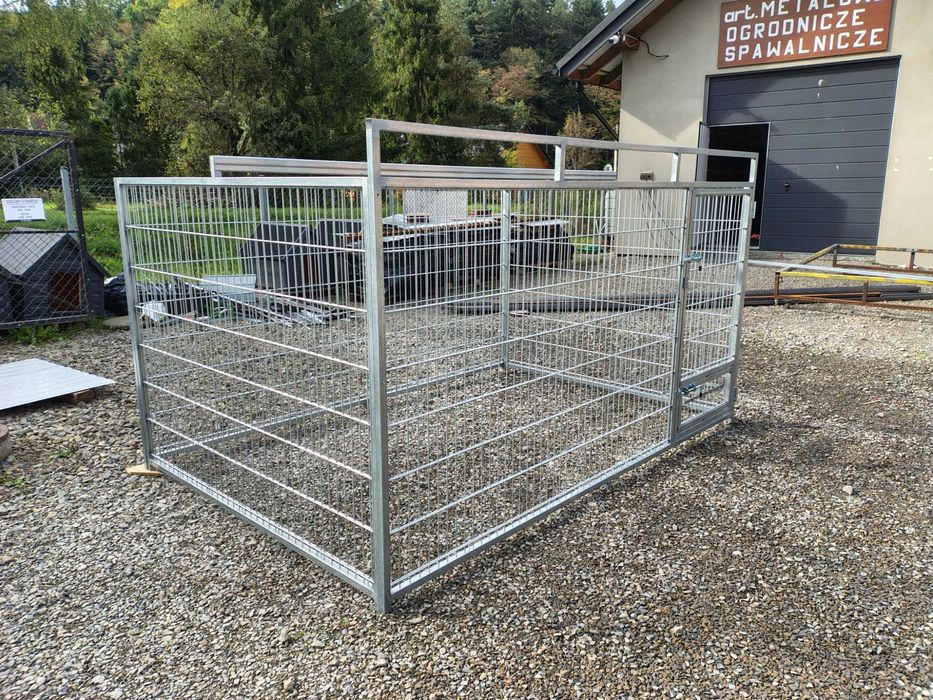 Kojec dla psa ocynkowany z siatki