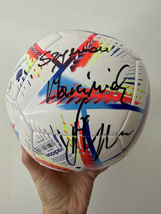 Piłka Adidas autograf Szymon Marciniak