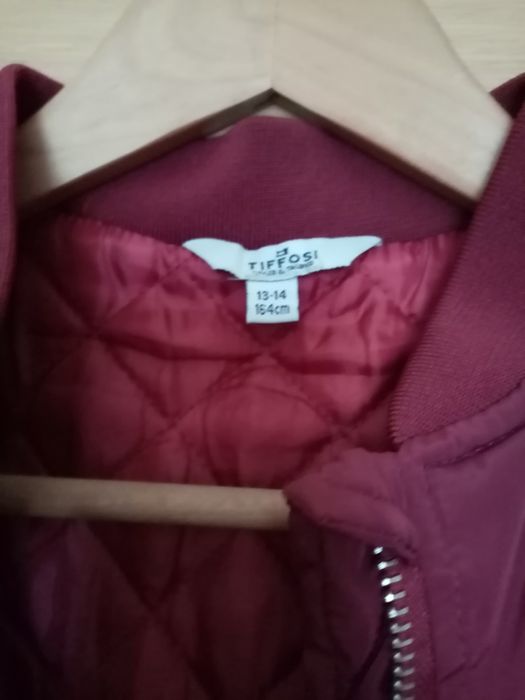 Blusão bomber Tiffosi bordeaux.