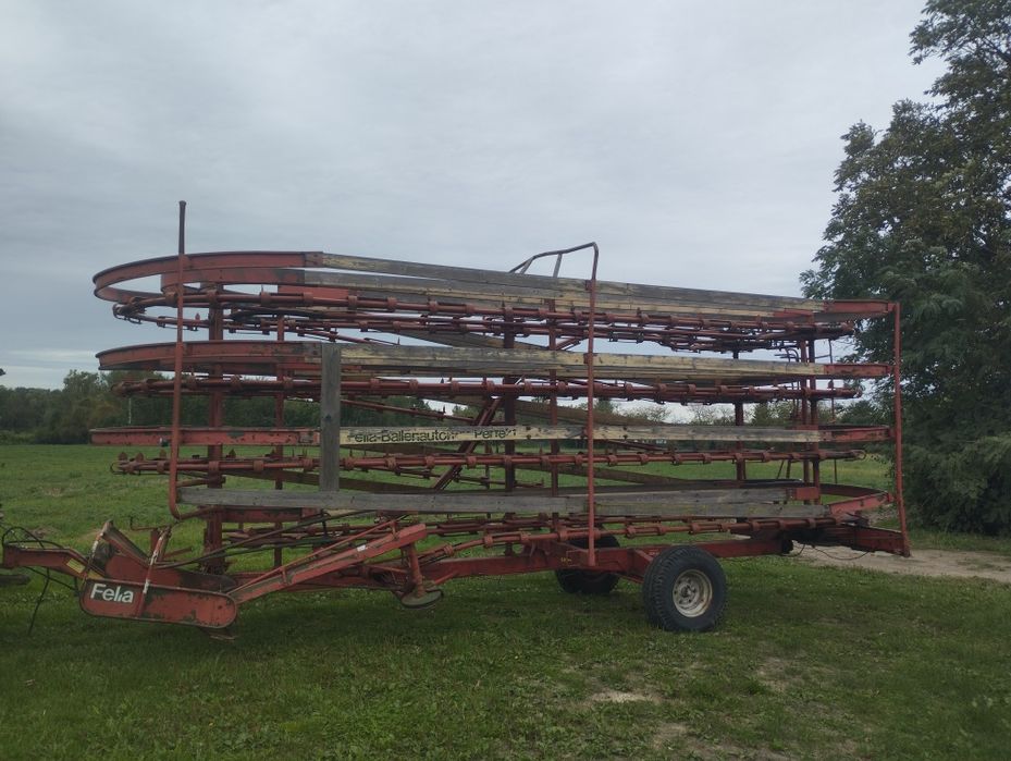 Przyczepa fella ba 125 kemper be 125 przyczepa samozbierająca kostki