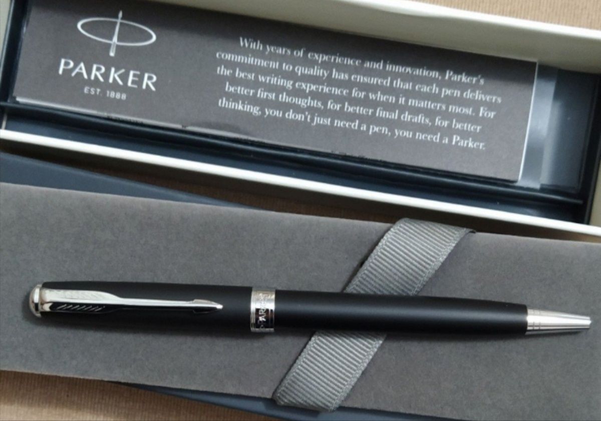 Шариковая ручка Паркер Sonnet Matte Black CT