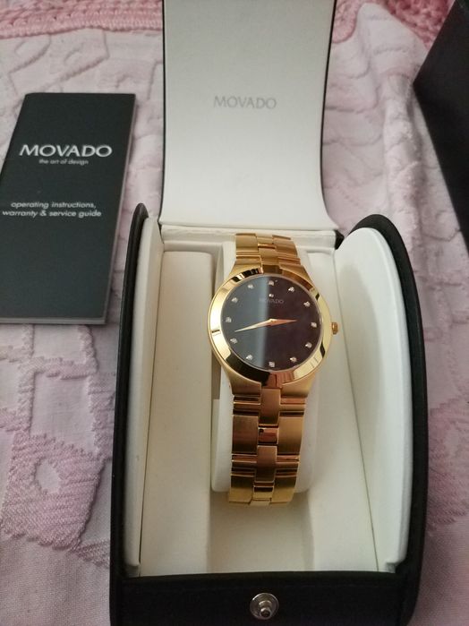 Relógio Movado, com diamantes