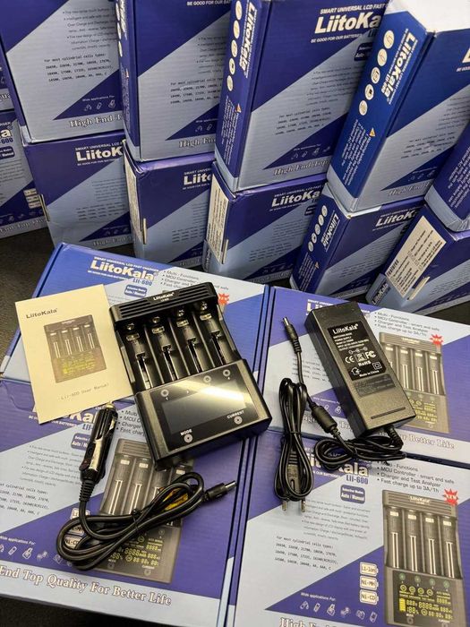 LiitoKala Lii-600 інтелектуальний зарядний пристрій Li-ion\Ni-Mh\Ni-Cd