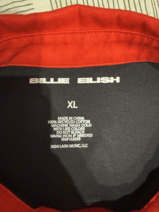 Оригінальний мерч Біллі Айліш: BLOHSH POLO LONG SLEEVE