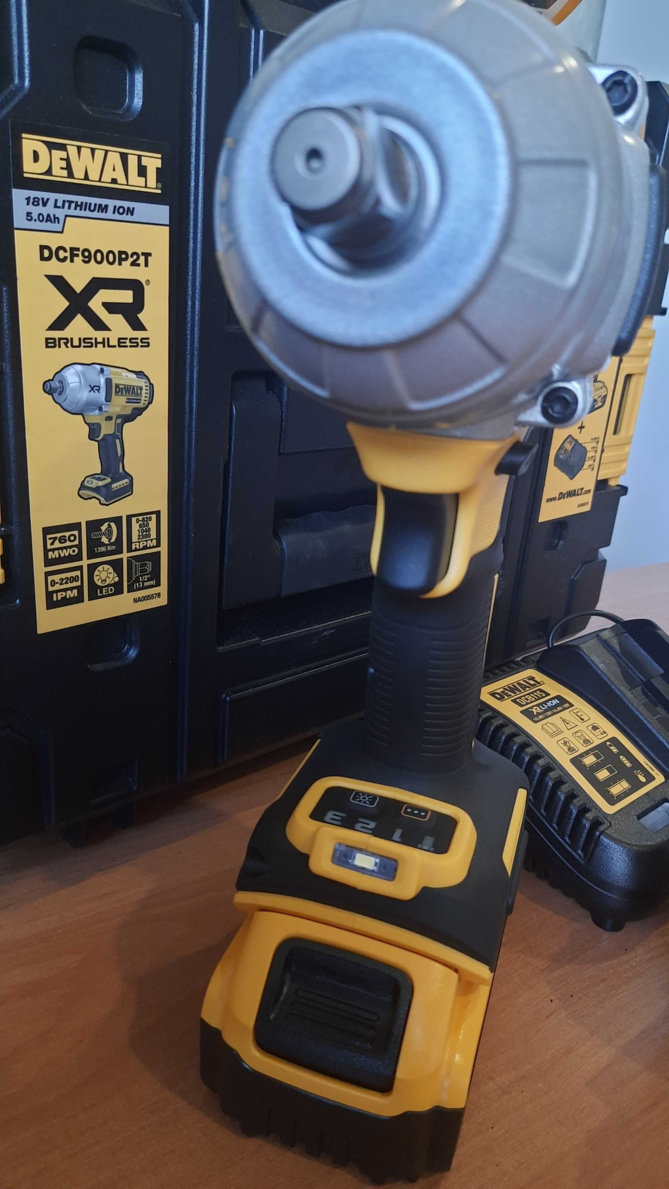 Гайковерт промышленный класс инструмент dewalt 900p2т 2400 уд/минуту