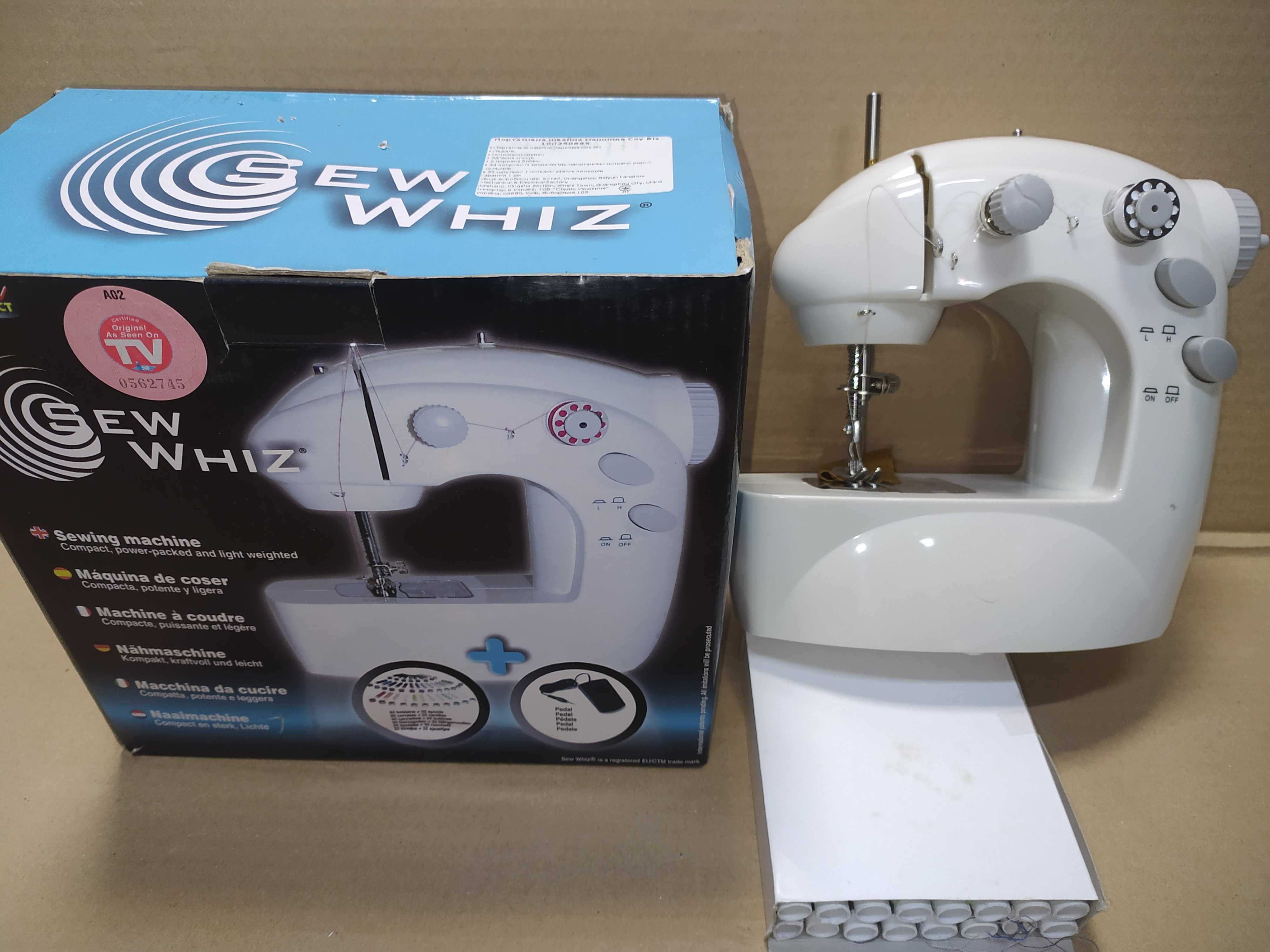 Детская Портативная швейная машинка Sew Whiz