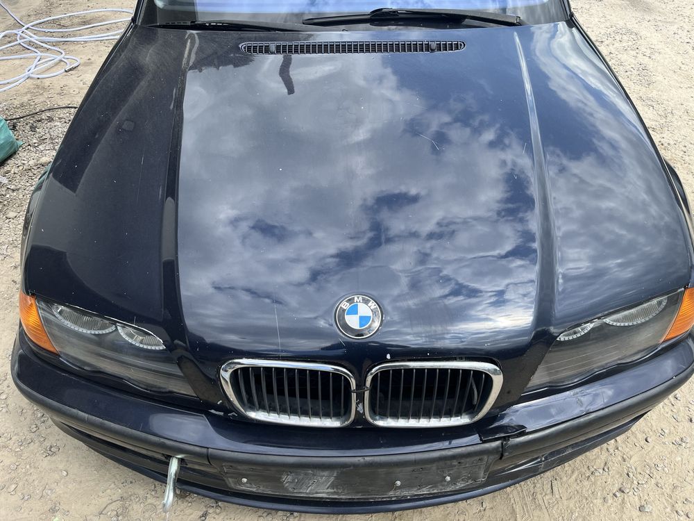 Maska przod przednia bmw e46 sedan touring kombi przed lift orientblau