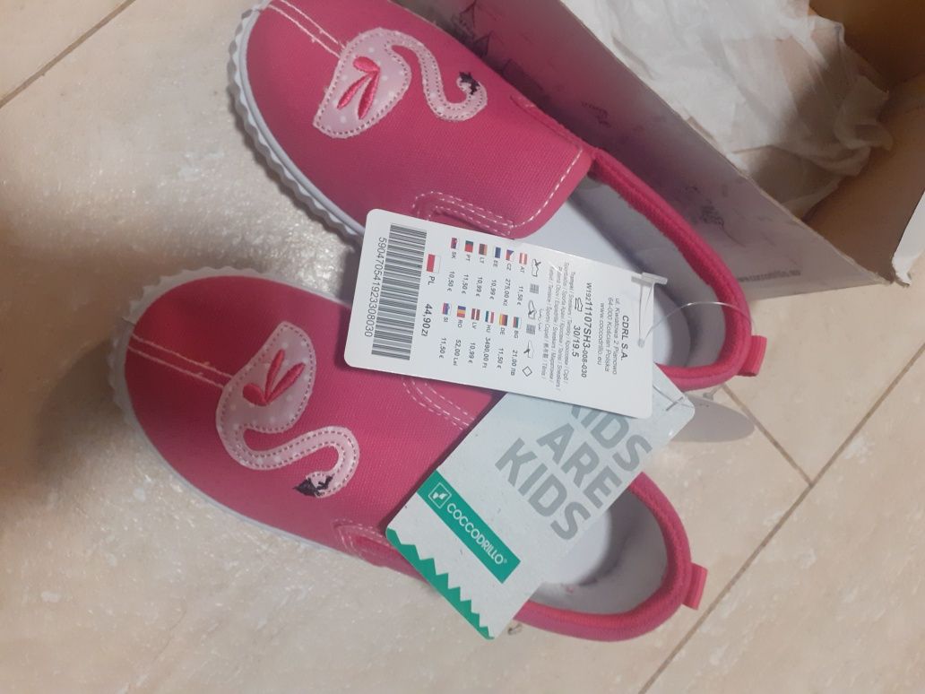 Tenisówki, buty szkolne na przebranie cocodrillo r.30 nowe!