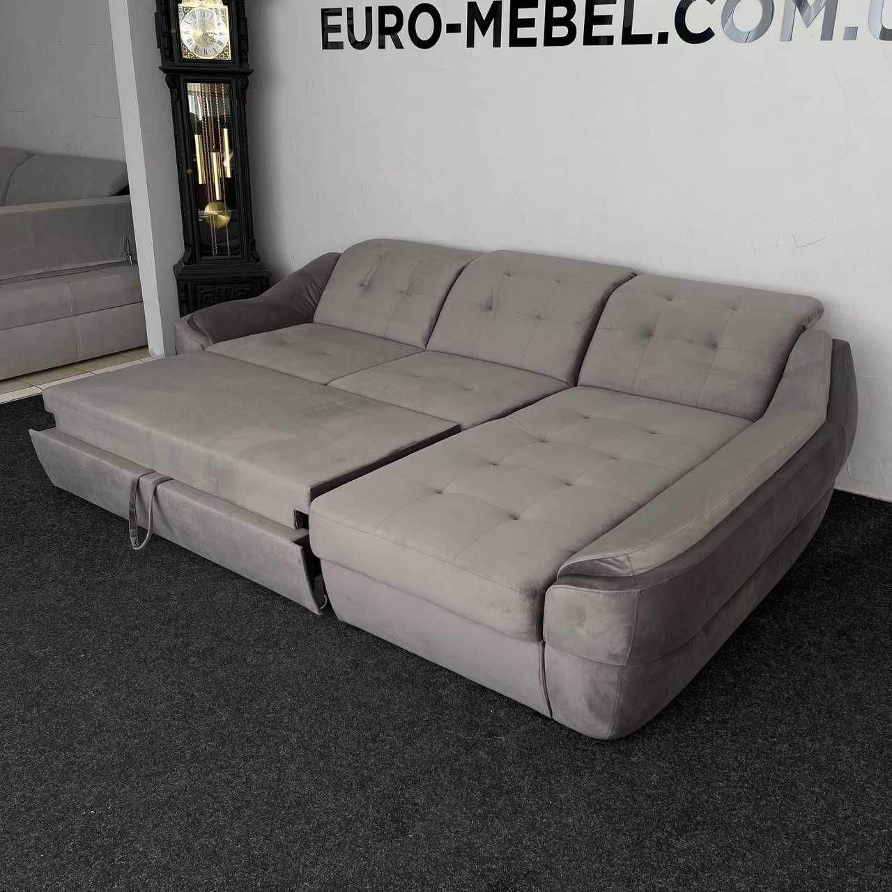 Кутовий тканинний розкладний диван