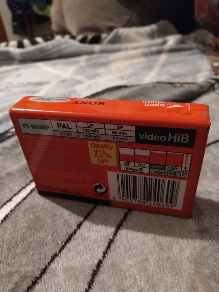Kaseta video VHS hi8 Sony
