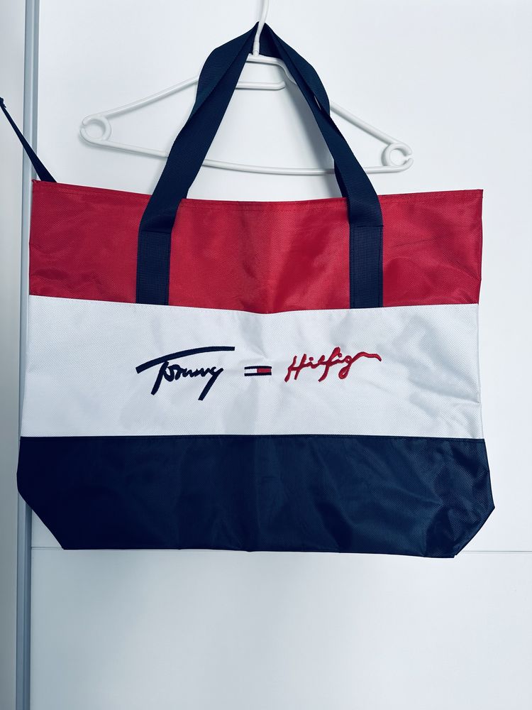 Torba tommy hilfiger shopperka plażowa