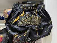 шорти кікбоксинг Fairtex shorts slim cut satin black marble