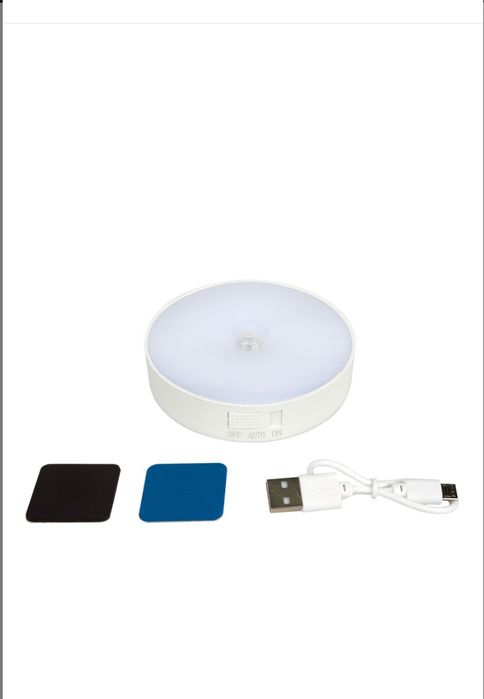 Світильник-нічник бездротовий лампа на магніті з акумулятором та датчи