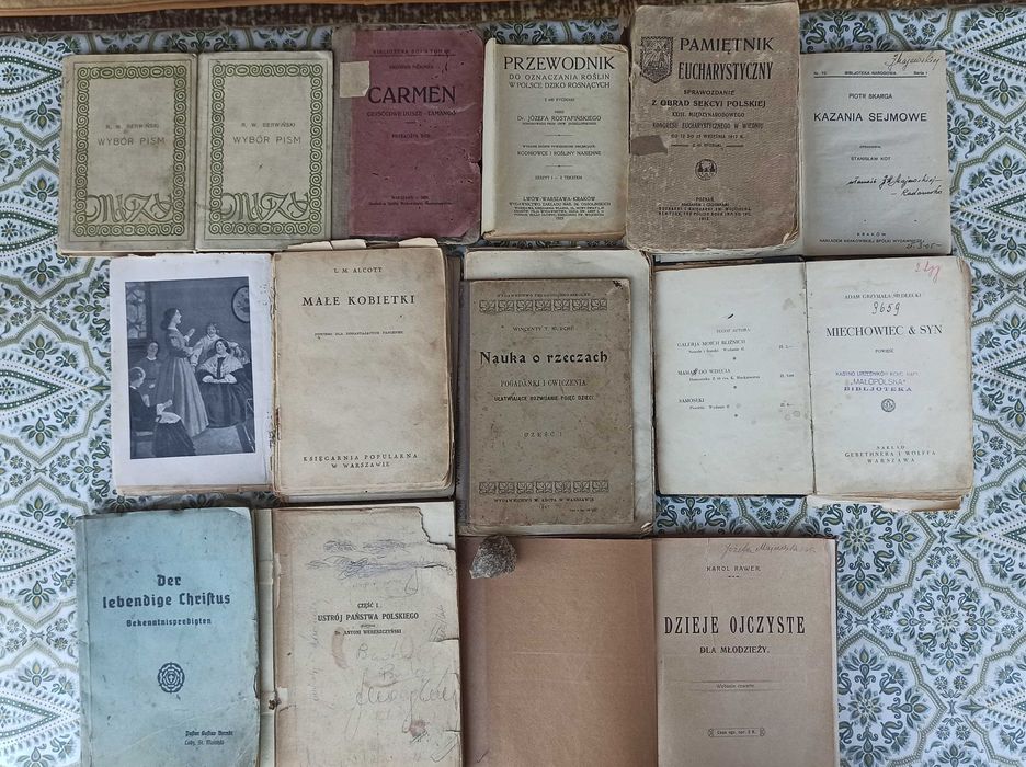 Stare przedwojenne książki, lata od 1900 do 1935