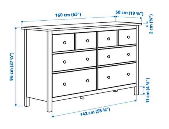 Comoda IKEA HEMNES em bom estado