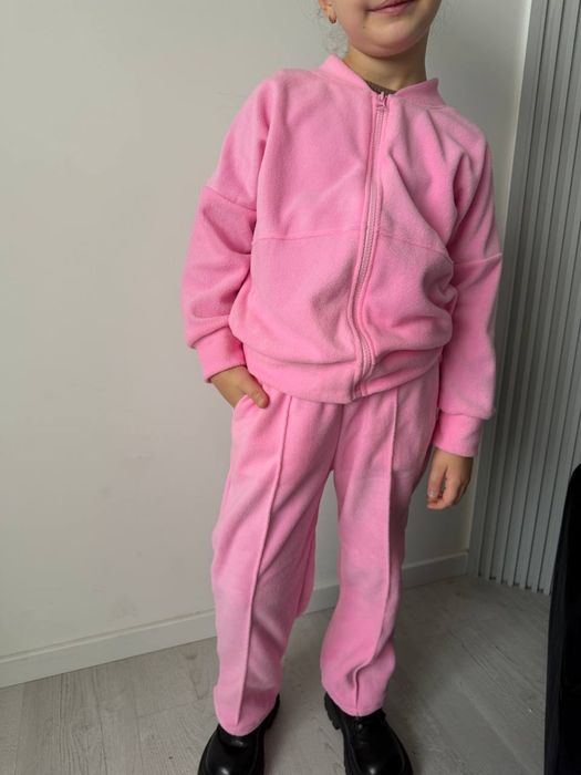 Костюм флісовий дитячий на блискавці без капюшону різні кольори