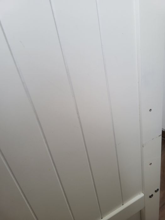 Łóżeczko z możliwością przemiany w łózko woodies z szufladą i materac