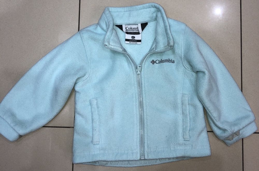 Kurtka wiatrówka + polar Columbia