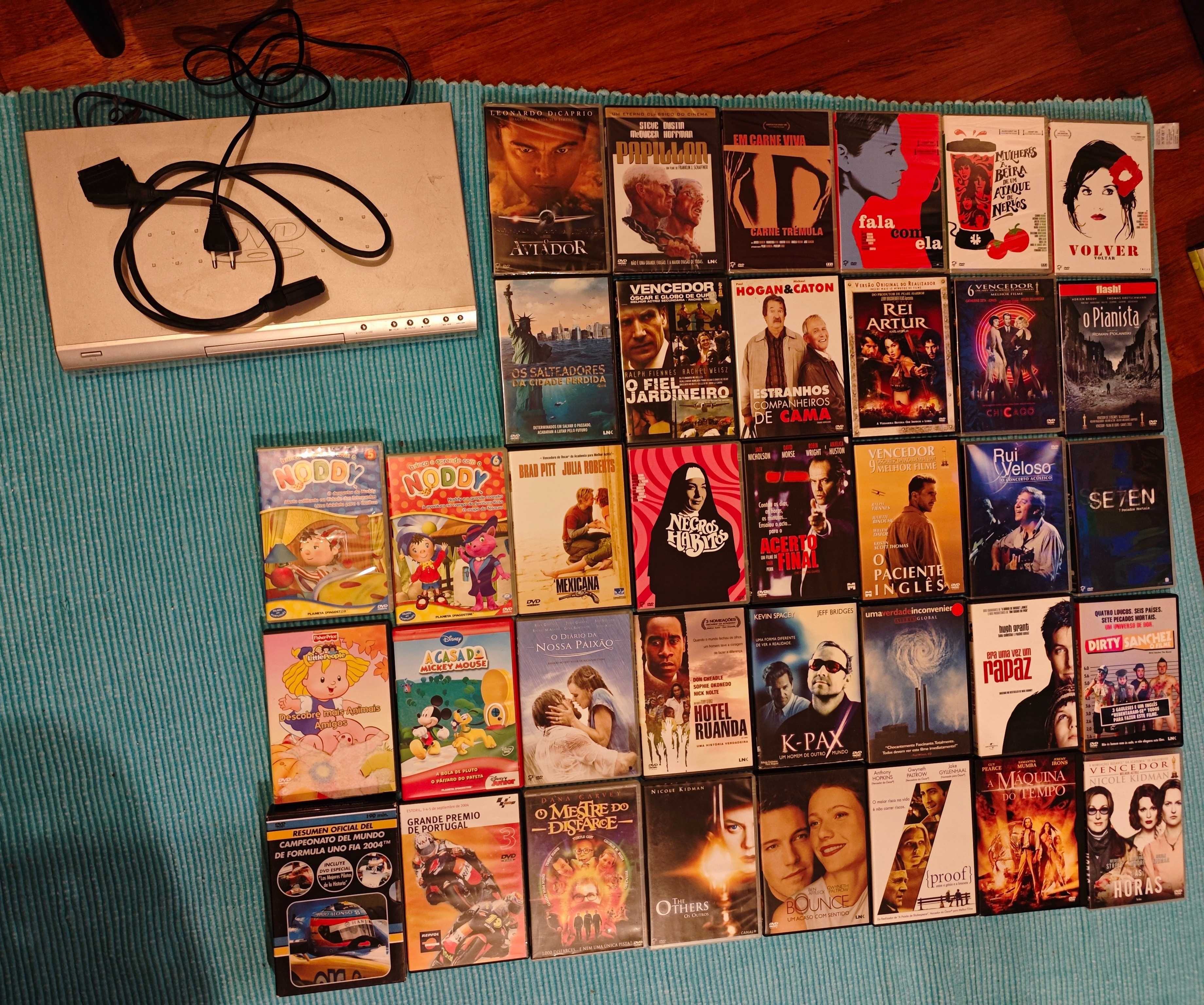 Leitor DVD + 36 originais