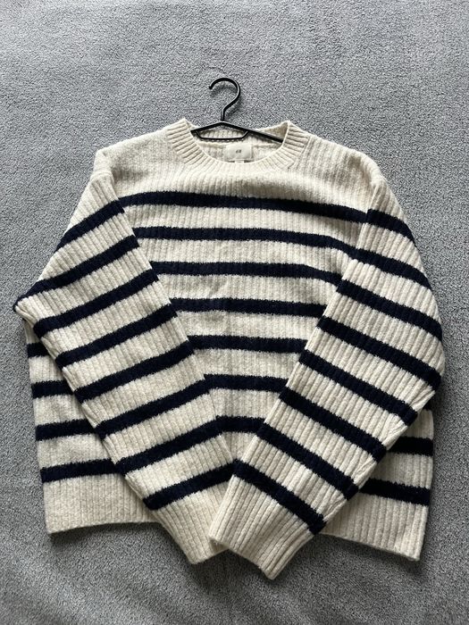 светр в смужку h&m