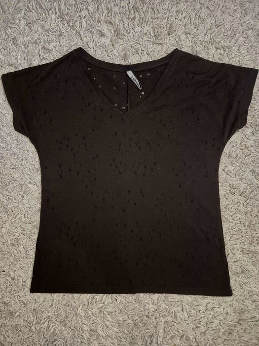 Bluzka ażurowa #czarna By Dimli  M #musthave #elegancka