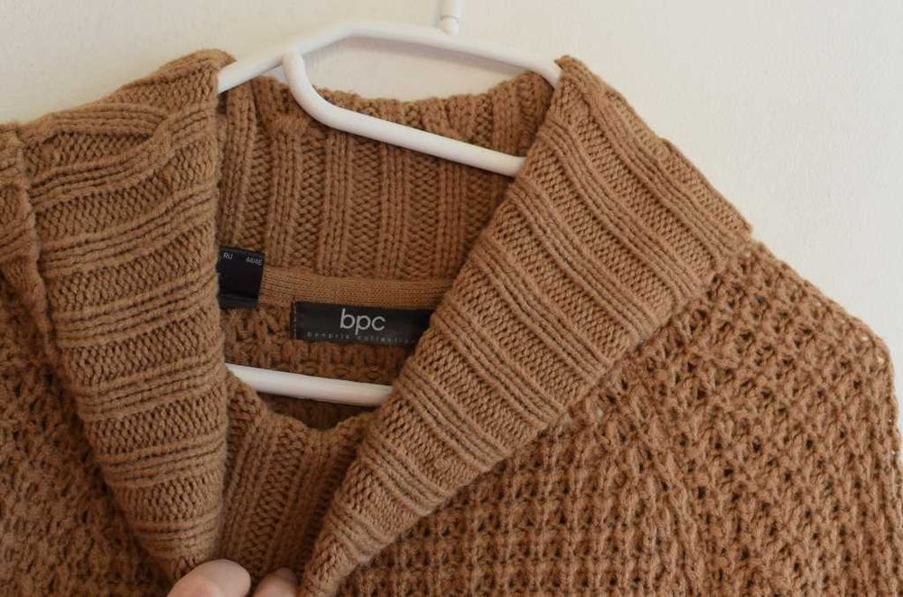Bonprix 36 / 38 s m sukienka sweterkowa brązowa