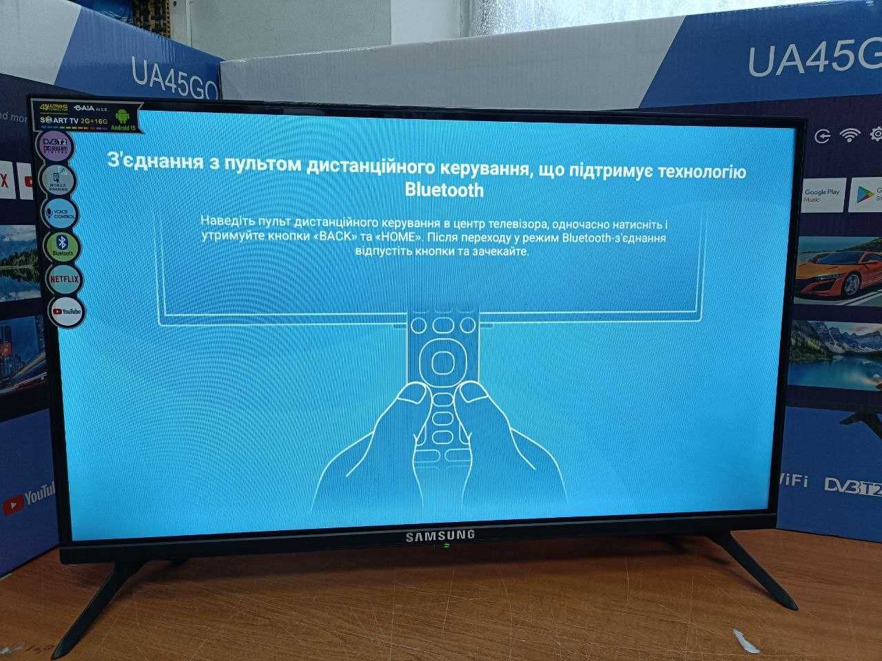 Хіт Samsung голосовий ввод 34 дюйми Smart TV на Android 15