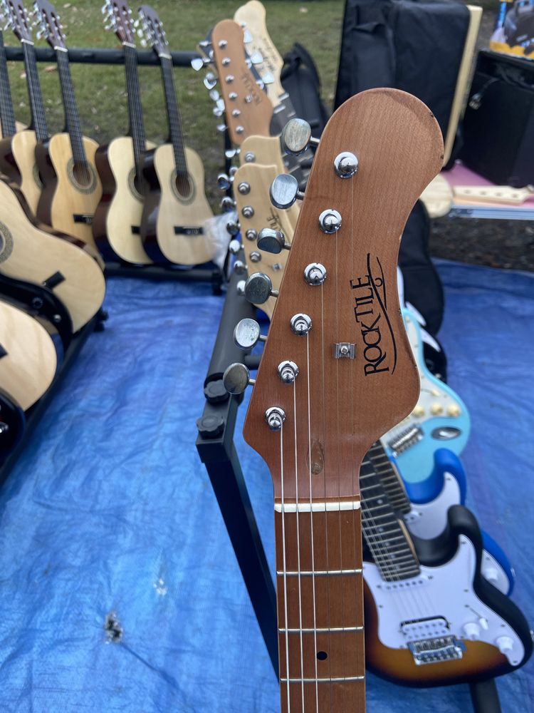 Rocktile Vinstage ST-RMBK gitara elektryczna, relicowa gitara Aged