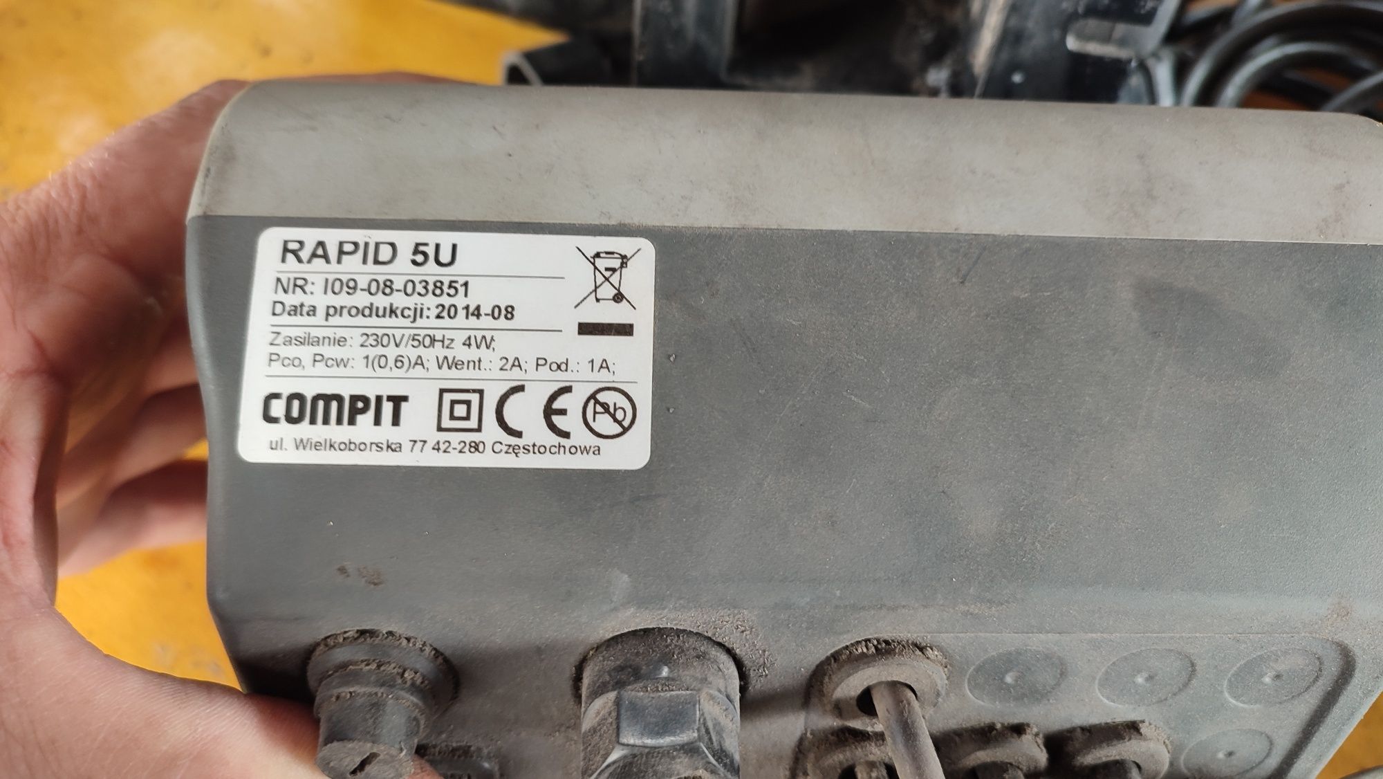 Dmuchawa wentylator WPA 120  sterownik Rapid 5u komplet