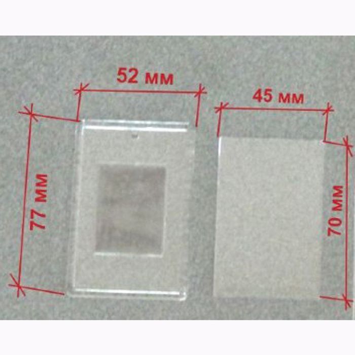 Акриловые заготовки для магнитов 52х77мм.