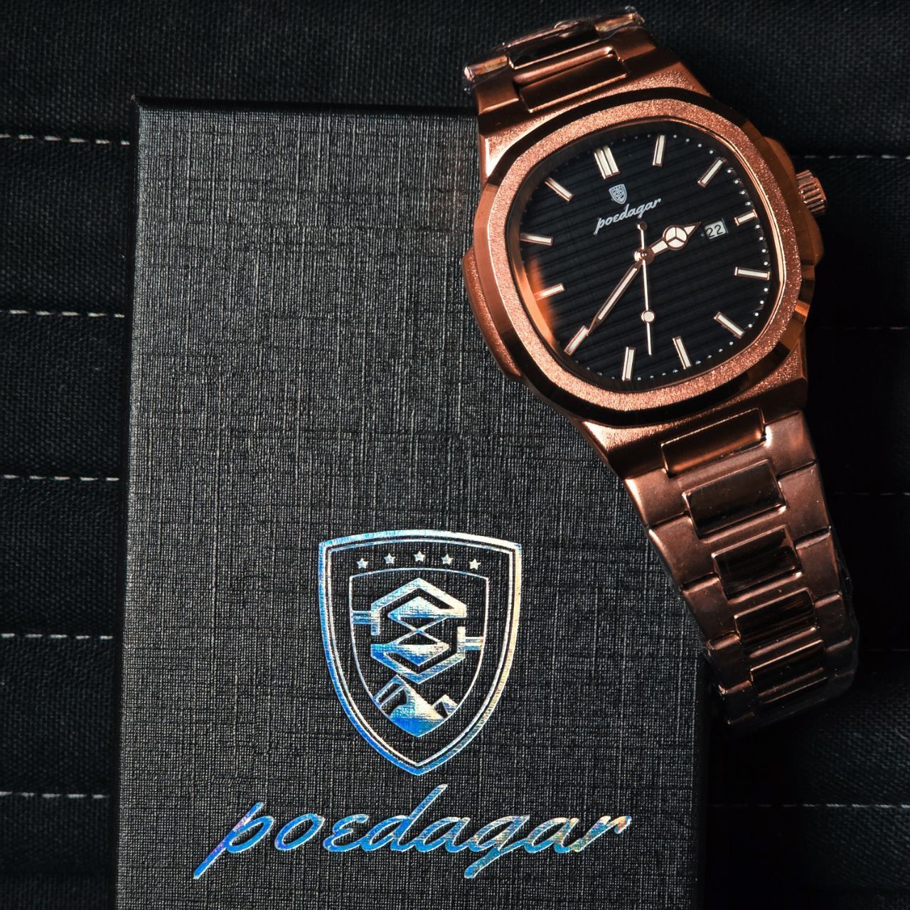 Relógio Poedagar 613 – Elegância Retro para Homens com Estilo