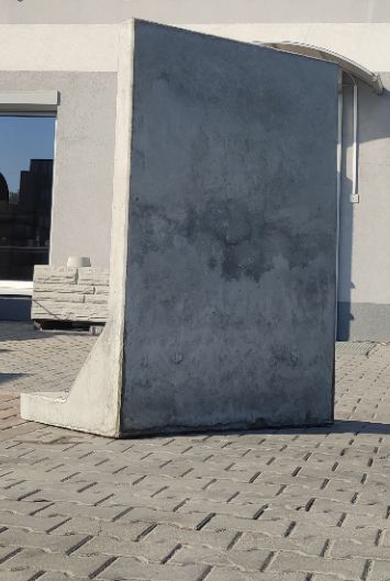 Mur oporowy typu L, mury oporowe elki 150x100 prefabrykat muru