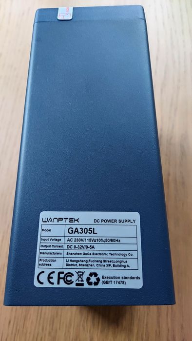 Zasilacz Laboratoryjny, precyzyjny 32Volt, 5Amper i 160Wat. Nowość. 
Z