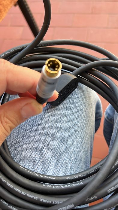 Tres fios profigold S-VHS cable