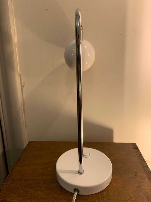 Candeeiro Branco esfera