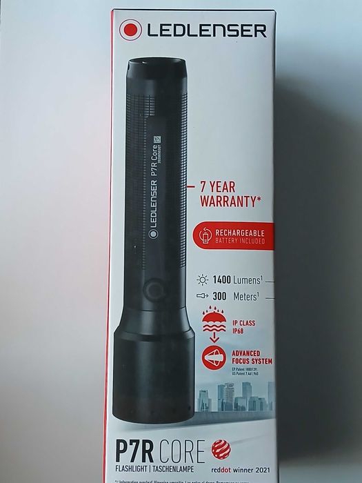 Latarka Ledlenser P7R core* nowa*oryginalna*fabrycznie zapakowana
